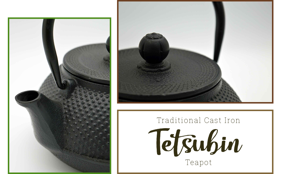 Japanese Tetsubin Cast Iron Hobnail Teapot Tea Pot Set Green Tea 0.8L (800ml) 5055415995897 eBay