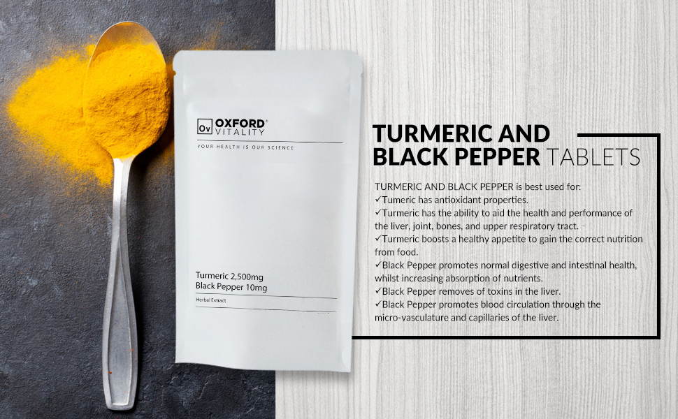 Turmeric and Black Pepper