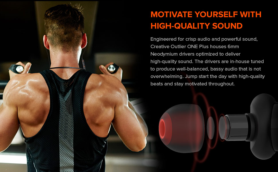 Motivate yourself with high-quality sound