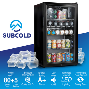 subcold super 85 led beer fridge