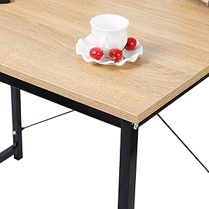 WOLTU Computer Desk Black Office Desk Writing PC Laptop Table Dining Gaming Table TS40ws 52 3