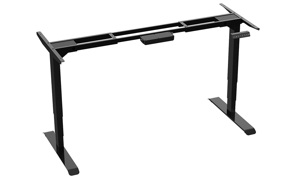 AIMEZO Electric Stand Up Desk Frame w/Dual Motor 3 Tiers Legs Smart
