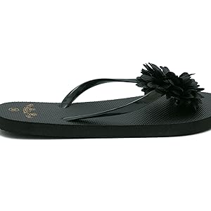 floral flip flop
