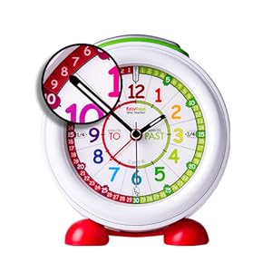 EasyRead Time Teacher alarm clock showing minutes hand