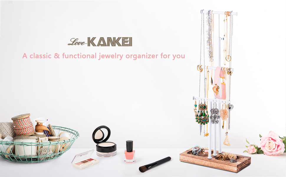Love-KANKEI® Soporte de exhibición y almacenamiento de joyas con