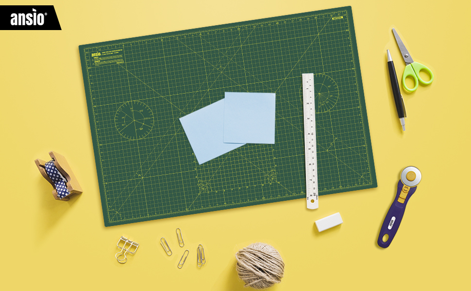 ANSIO Craft Cutting Mat Self Healing A1 Double Sided 5 Layers