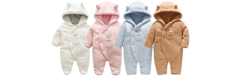 Vine Baby vinter sparkdräkt med huva