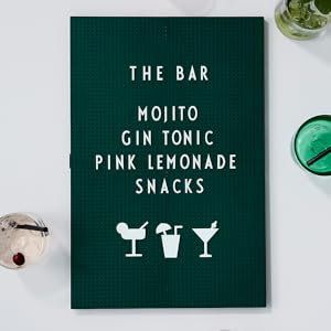 Design Letters Message Board - A3 (Pink) - Letter Board für den