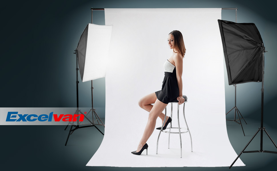 Excelvan Studio Continuous Lighting Kit Softbox Kit Amazon.co.uk