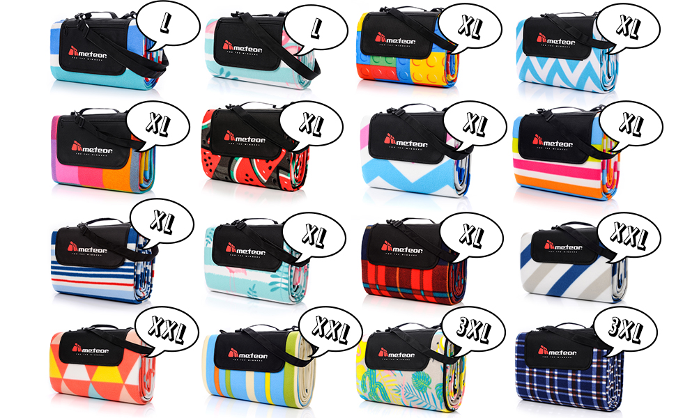 meteor Picnic Blanket Tent Carpet With Carrying Handle Strap And Pocket