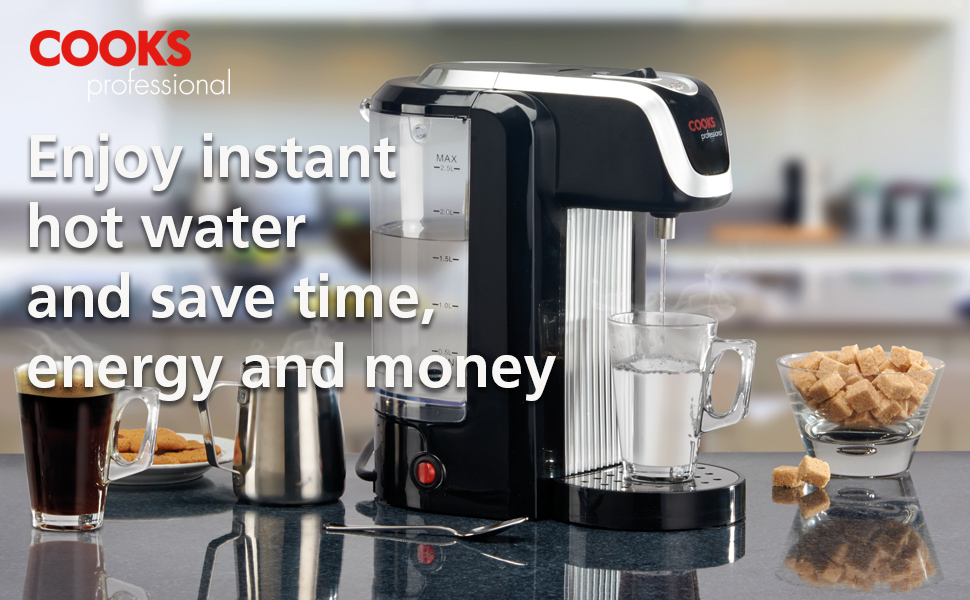 Cooks Professional Electric Instant Hot Water Dispenser 2.5L 2600W