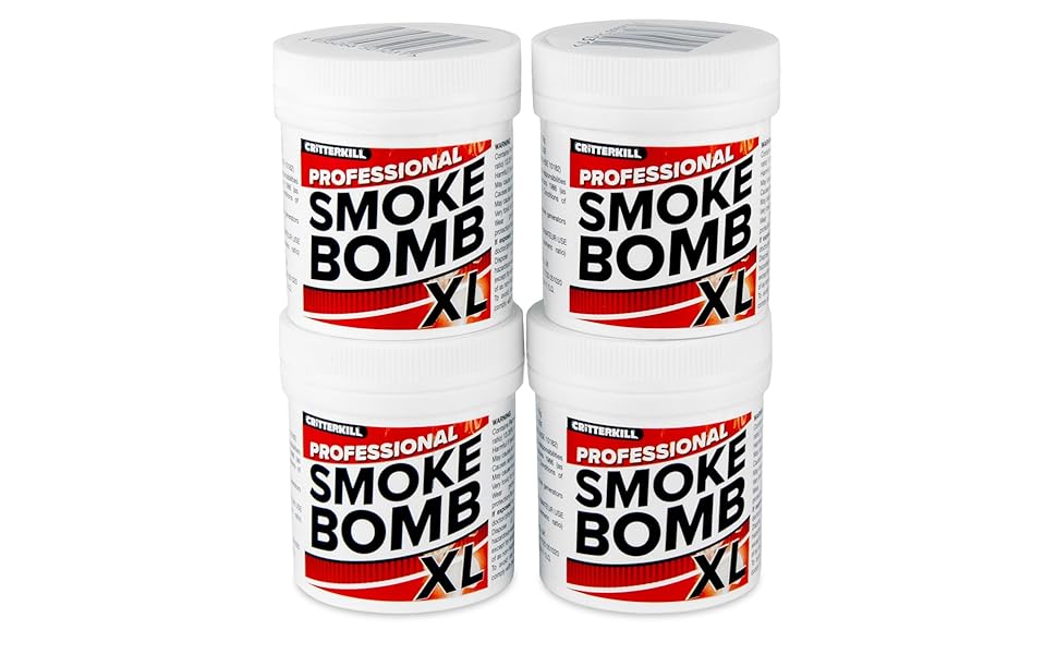 CritterKill XL 15g Smoke Bomb Fogger For Fleas, Bedbugs, Moths and all