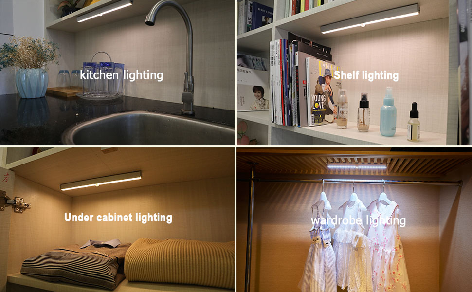 SZOKLED Rechargeable Dimmable Remote Control LED Kitchen Cupboard