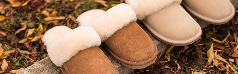SNUGRUGS Ladies Beige/Camel Suede Moccasin Slippers with Wool Lining, Wool Cuff and Rubber Sole. Made in UK. Sizes 3 to 9 13 pm2hQIjQSmaM. CR0,832,5401,1572 UX970 TTW