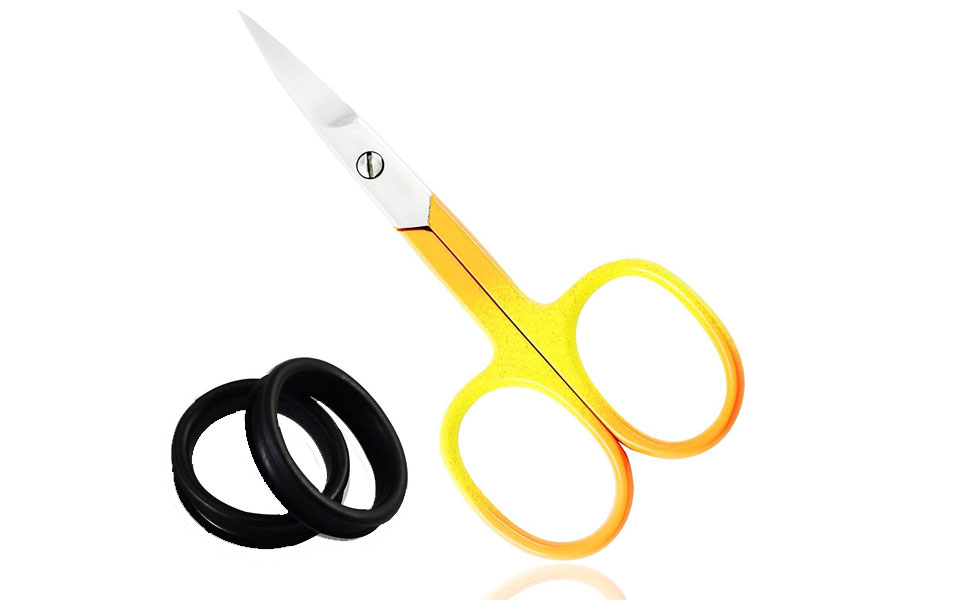 Nail Scissors Professional Cuticle Scissors Extra Strong Curved
