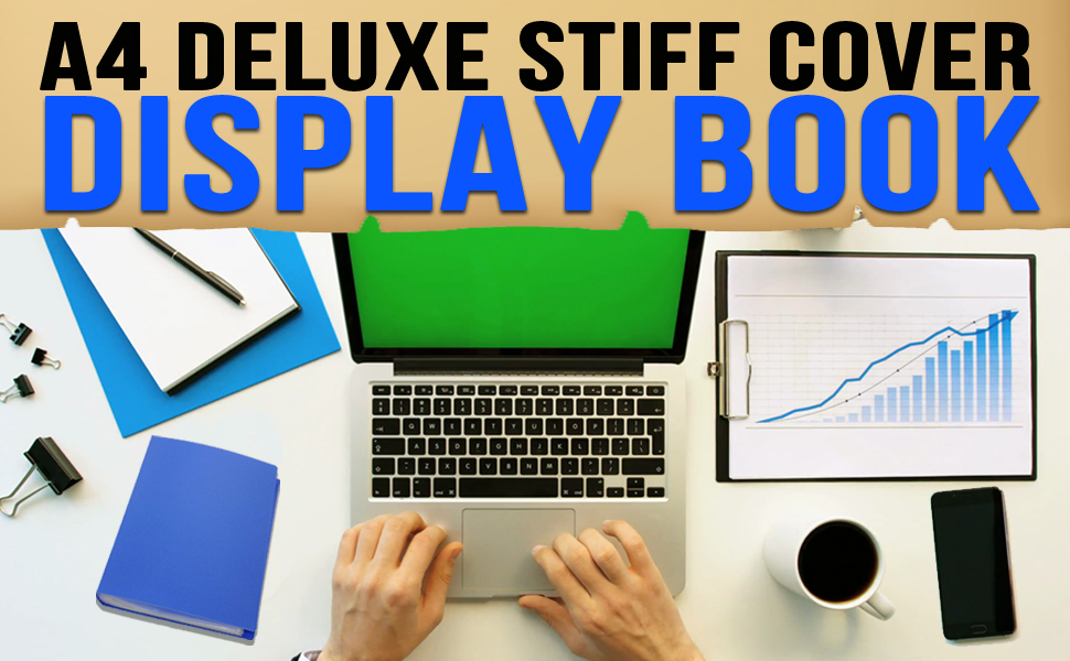 A4 Presentation Display Book File Folder with 150 Pockets 300/Sides