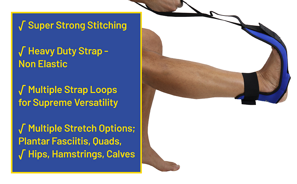 Everyday Medical Plantar Fasciitis Foot Stretching Strap Leg and Foot
