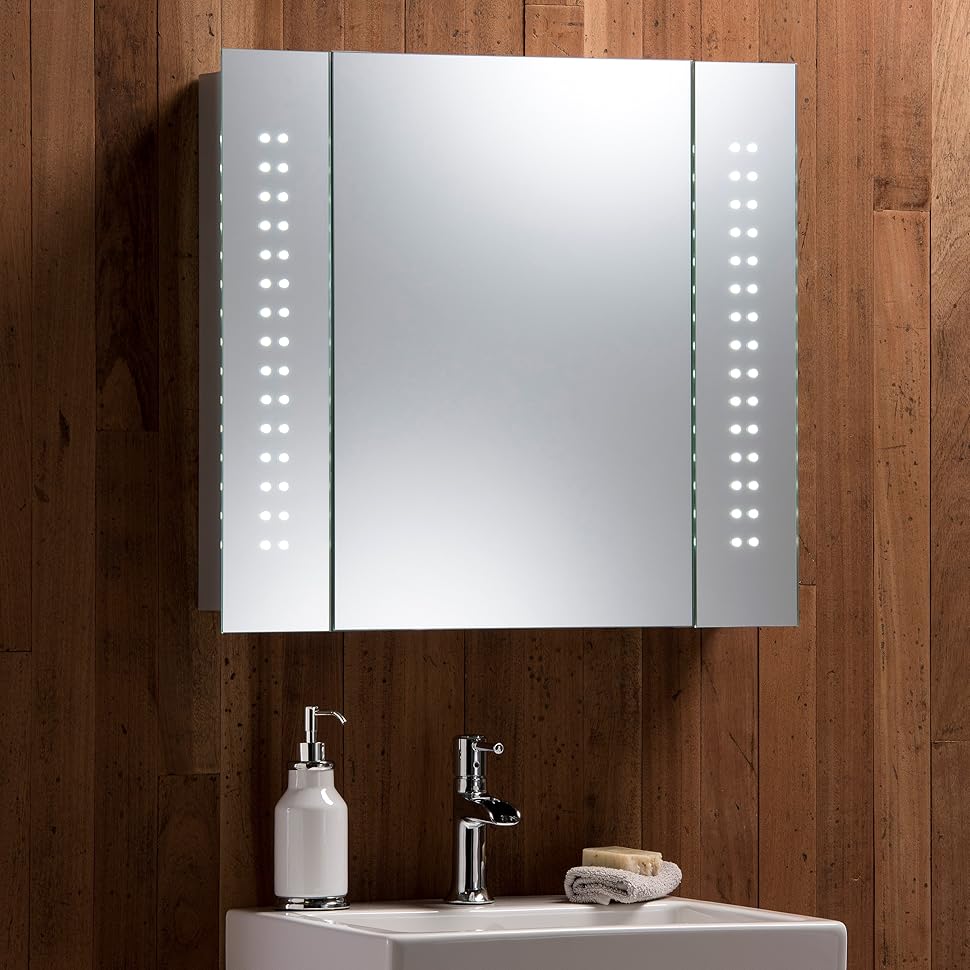 Neue Design Illuminated Bathroom Mirror with Concealed Demister