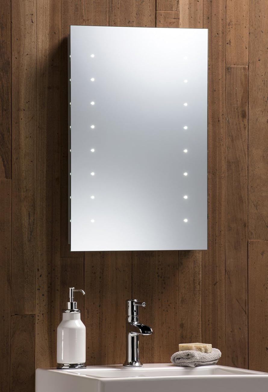 Neue Design LED Battery Bathroom Mirror Illuminated Fully Certified to