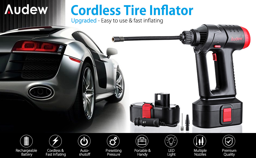 Car Tire Inflator Images Car Tire Inflator Images, Audew Cordless Tyre Inflator Free To Use Anytime Anywhere, Car Tire Inflator Images
