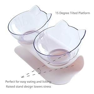 Double Bowl Cat Feeder