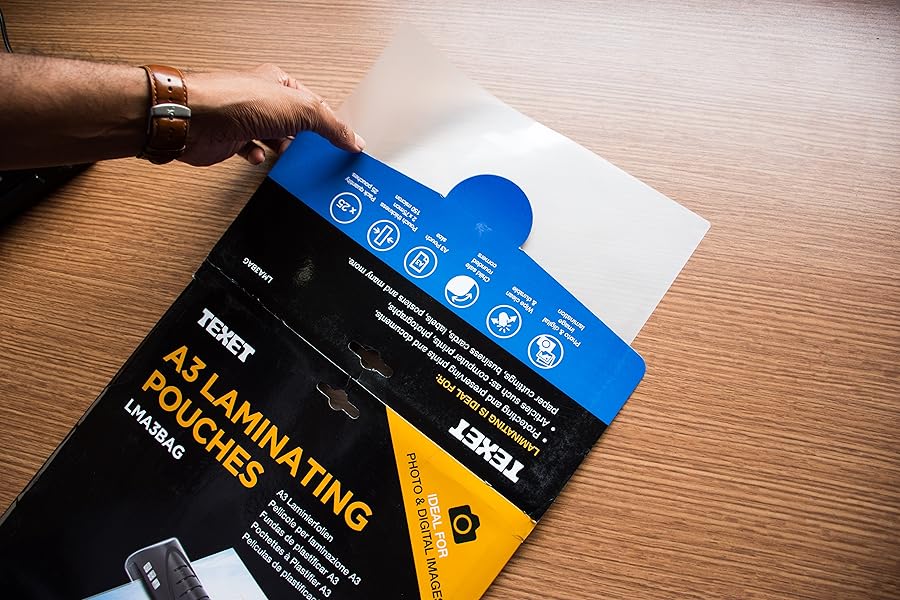 Texet A3 laminating pouches (2 x 125 microns) Amazon.co.uk Office Products