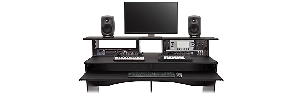 3 Tier Pro Audio Studio Desk By Gear4music 8u Amazon Co Uk