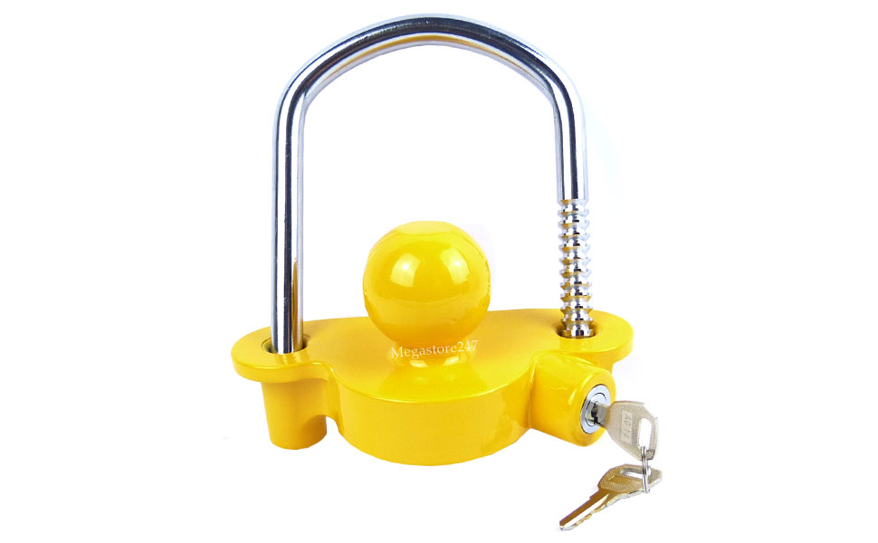 Hyfive Trailer Hitch Lock Universal Tow Ball Trailer Lock Security Kit For Trailer Tow Coupling