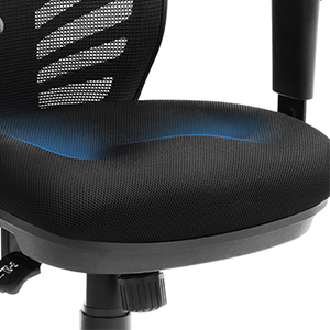 Songmics Office Chair Ergonomic, Computer Mesh Desk Chair, Adjustable Armrests, Unique Height Adjustable Backrest, Tilt Function And Position Lock, Lumbar Support, Black OBN52BKUK 13 Office chair