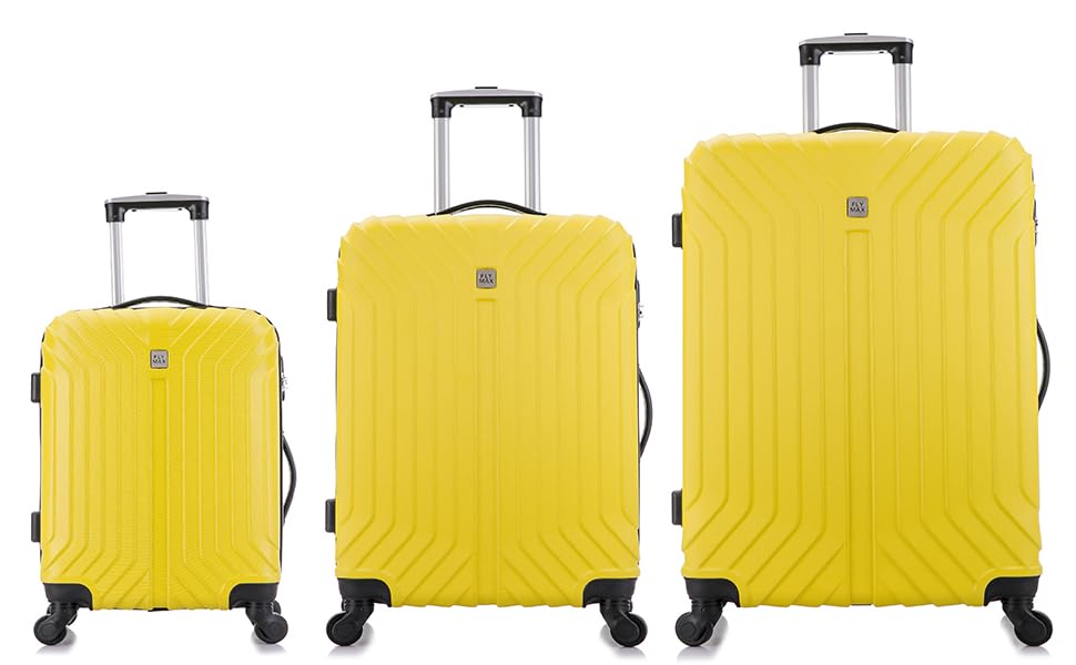 Flymax 29" Large Suitcases on 4 Wheels Lightweight Hard Shell Luggage