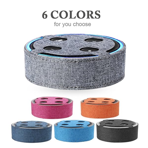 Outgeek Echo Dot Protective Case, Echo Dot 2nd Case Waterproof Leather