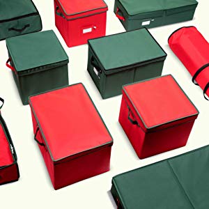 Dividers storables Premium Christmas Bauble Storage Box With Dividers - 64 Compartment Xmas Ornament Storage Box