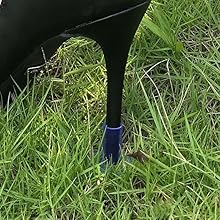 URAQT High Heel Protectors, Stiletto High Heel Caps, Transparent High Heel Stoppers Savers for Grass, Weddings, Formal Occasions, 3 Different Sizes 14 2