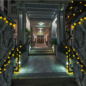 Geländer dekorieren