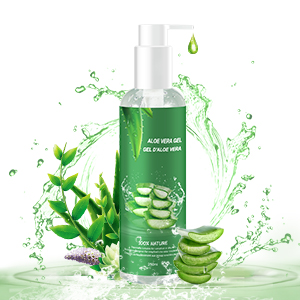 Aloe Vera Gel - 100% Bio für Gesicht Haare Körper ...