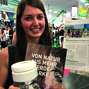 Zeolith Pulver für Pferde Springreiter