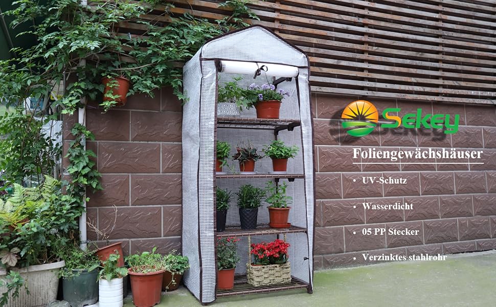 Sekey Begehbares Gewächshaus