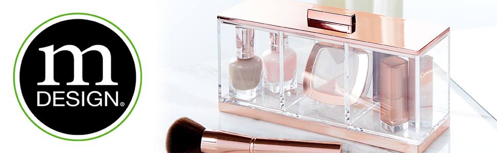 rose gold beauty makeup woman girls teen tween college artist bathroom vanity