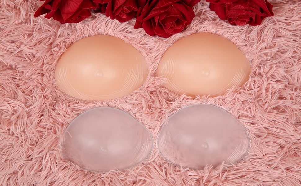 IVITA Bra Insert Pads 1 Pair Silicone Bra Inserts Push Up Bra Inserts