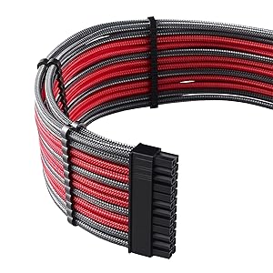 CableMod Pro ModMesh C-Series Kit 赤 CableMod C-Series PRO ModMesh Cable Kit for Corsair RM