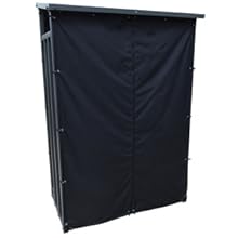 Cortina de protección contra la intemperie cerrada