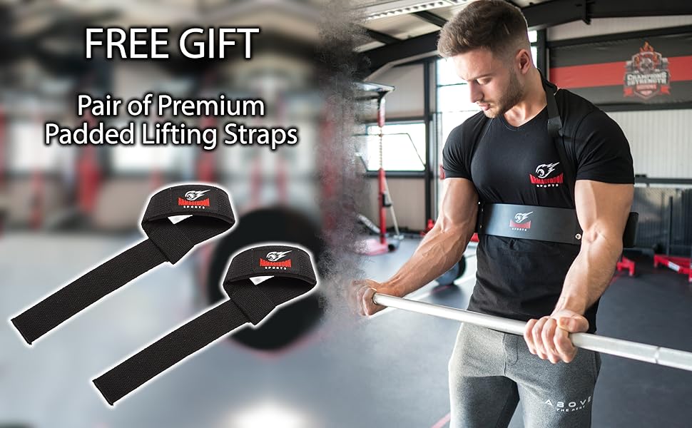 Bizeps Isolator Arm Blaster Curl + BONUS Premium Lifting Straps
