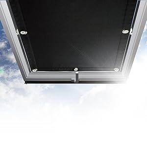 Amazon.de: Lumaland Thermo Sonnenschutz mit Saugnäpfen für Dachfenster kompatibel zu Velux ...