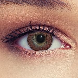 Dunkelbraune Hellbraune Farblinsen für natürlichen Effekt gut abdeckende schöne Farbe hohe Deckkraft