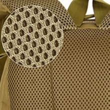 Padded back and shoulder strap.