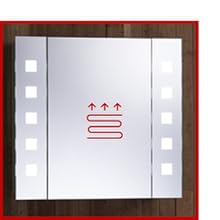 LED beleuchteter Badezimmer Spiegelschrank mit Licht (Tageslichtweiß