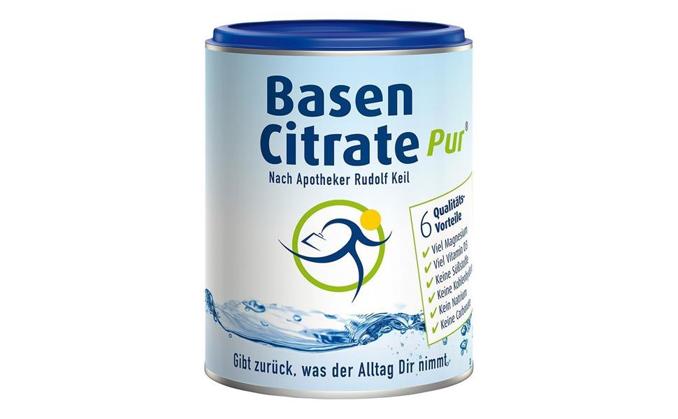 MADENA BasenCitrate Pur nach Apotheker Rudolf Keil | Basenpulver 216g ...