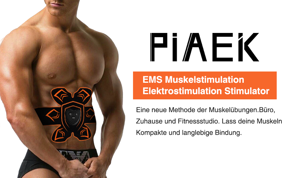 Piaek Ems Muskelstimulation Elektrostimulation Abs Stimulator