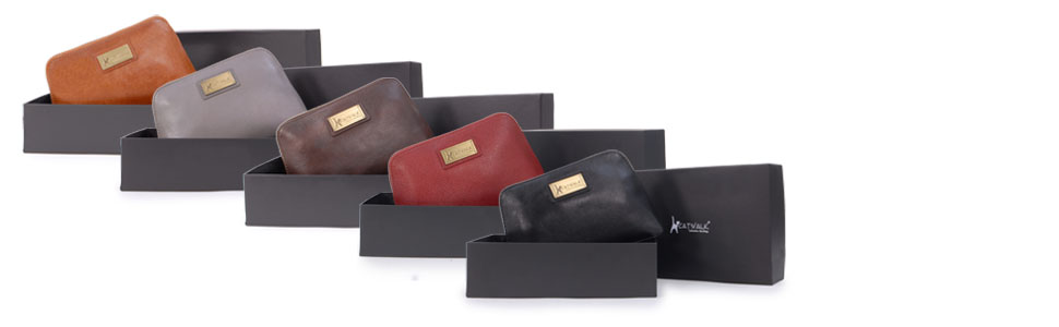 Leder-Kosmetiktaschen 