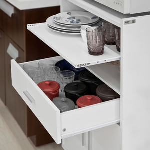 SoBuy® FSB09-W Küchenschrank Küchenwagen Rollschrank Getränkewagen